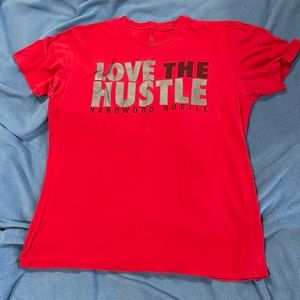 Hoop Culture cotton basketball T-shirt, medium, worn